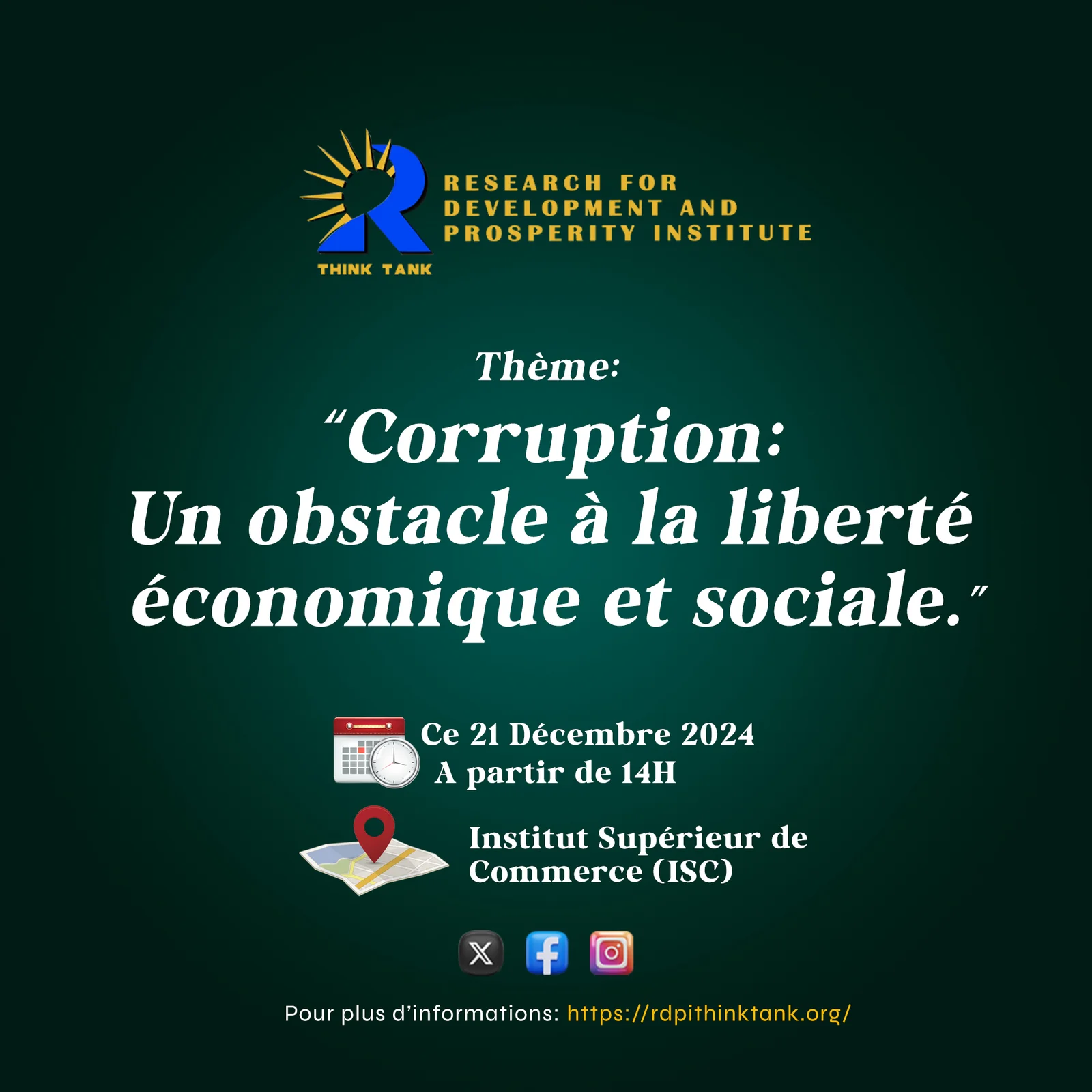 Corruption: Un Obstacle à la Liberté Economique et Sociale 